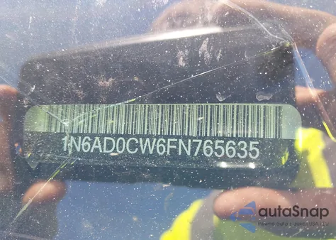 2015 Nissan Frontier Sv z USA, uszkodzony, nr VIN 1N6AD0CW6FN765635